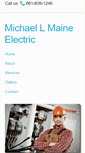 Mobile Screenshot of michaellmaineelectric.com